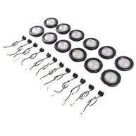 12 Luzes de Freio Traseiras Redondas 5cm - 4 LEDs Potentes e Duráveis para Reboques e Caminhões - imagem 5