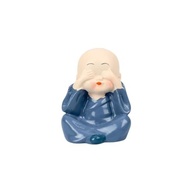 Mini Budas da Sabedoria - 4 Unidades Decorativas com Tema Monge - 5cm - imagem 5