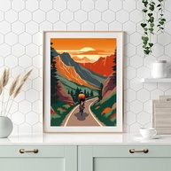 Kit de Pintura de Diamante 5D Mountain Bike - Arte DIY para Adultos com 30,5 x 40,6 cm - imagem 4