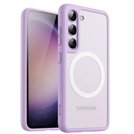 JETech Capa Magnética para Samsung Galaxy S23 5G (6.1") Lilás - MagSafe, Fosca e Anti-Choque - imagem 1