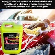 Shampoo Automotivo com Cera Carnaúba 5L: Limpeza Profunda e Brilho Duradouro para Carro e Moto - imagem 5