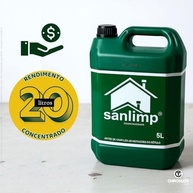 Sanlimp Ácido Muriático Concentrado 5L - Removedor Profissional Pós-Obra para Pisos e Superfícies - imagem 3