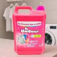 Alvejante Sem Cloro Uniqualy para Roupas Brancas e Coloridas 5L - Limpeza Profunda e Segura - imagem 3