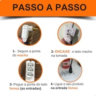 Extensão Elétrica 5m 3 Tomadas 20A Reforçada: Potência e Segurança para Sua Casa! - imagem 3