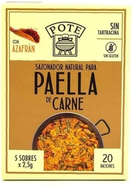 Tempero Para Paella De Carne 5undx2,5g Pote - imagem 1