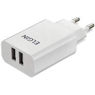 Carregador Elgin 2 Portas USB 5V 10W Bivolt Branco: Energia Rápida e Segura para Seus Dispositivos - imagem 2
