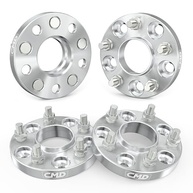Adaptadores de Roda Hubcentric 5x112 20mm: Audi/Benz com Furo 66.6mm para Rodas 57.1mm - imagem 2