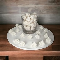 1000 Mini Suspiros Artesanal Premium Lembrancinha Branco 5x170g - imagem 1