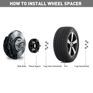 Espaçadores de Roda Hubcentric DCVAMOUS 2pc 5x4.5 2.5cm M12x1.5 para Honda/Acura - Posição Agressiva e Melhor Manuseio - imagem 4