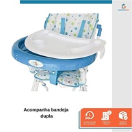 Cadeira de Alimentação Flash Baby Style Azul - Conforto e Segurança para Bebês (6 a 36 Meses) - imagem 4