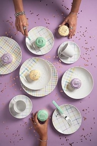 Kit Prato Fundo Tramontina Sweet Color 21cm | 6 Peças em Porcelana Decorada - imagem 3