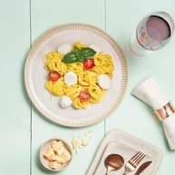 Conjunto com 6 Pratos Raso Porto Brasil Linhas Latte 27,5cm - Esmalte Reagente, Seguro para Microondas e Forno - imagem 5