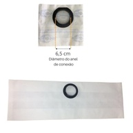 Kit 6 Sacos Aspirador de Pó Descartável Compatível com Electrolux A9 A10 A10T A10 SMART A13 Black+Decker LAS1100 WAP ST10 - imagem 5