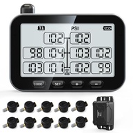 GUTA TPMS RV: Monitore a Pressão dos Pneus com 10 Sensores e 6 Modos de Alerta - imagem 2