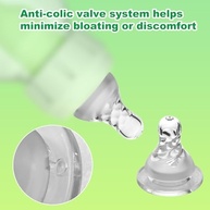 Bicos de Silicone para Mamadeiras Dr. Brown - 6 Peças, Fluxo Lento, Transição Suave - imagem 5
