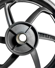Roda Traseira Honda Biz 100/125 6 Palitos Preta - Estilo e Durabilidade - imagem 5