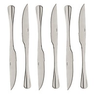 6 Facas para Churrasco Lyor Positano – Aço Inox 23cm - imagem 1