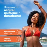 Bronze Dourado e Proteção: Loção Cenoura & Bronze FPS 6 - imagem 2