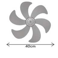 Hélice 40cm 6 Pás Cinza para Ventiladores Britânia e Philco - Compatibilidade Total - imagem 3