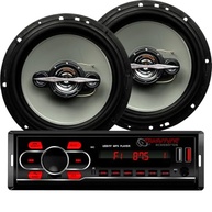 Kit Som Automotivo Completo: Rádio MP3 Bluetooth USB + 2 Falantes 6" 70W RMS - imagem 2