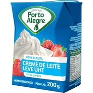 6 Porto Alegre Creme de Leite Leve UHT, Homogeneizado, 200g, 17% de Gordura - imagem 3