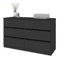 Cômoda com 6 Gavetas 120cm Multimóveis Mp4396 – Design Moderno e Espaço Organizado - imagem 4