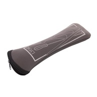 Conjunto 6 Peças Estojo Neoprene Cinza + 3 Talheres + Canudo + Escovinha - Lyor - imagem 3