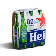 Heineken Cerveja Lager Sem Alcool, Long Neck 330ml, Pack 6 Unidades - imagem 2