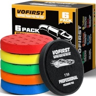 Almofadas de Polimento 5,5" - Kit 6 Peças para Carro com Suporte 125mm - Alta Performance - imagem 2