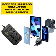 Régua Elétrica 6 Tomadas + 1 Universal 3m Bivolt 2500W - Organize e Proteja Seus Aparelhos - imagem 5