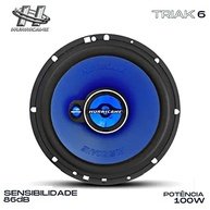 Par de Alto Falantes Triaxial Hurricane TRIAK6 6" 100W RMS Azul - Som Potente e Claro - imagem 5