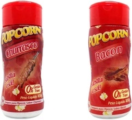 Temperos P/ Pipoca Popcorn Cx 12 Frascos. 6 Churrasco - 6 Bacon - imagem 1