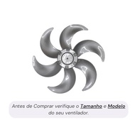 Hélice para Ventilador Ventisol 50cm 6 Pás Prata - Turbo Performance - imagem 4