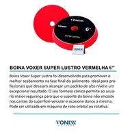 Boina Voxer Super Lustro Vermelha 6" - Acabamento Impecável - imagem 3