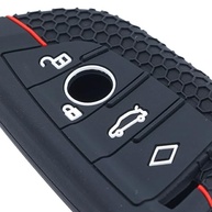 Capa de Chaveiro Silicone Premium para BMW X1, X2, X3, X5, X6 e Séries 2, 3, 5, 6, 7 - Proteção 4 Botões - imagem 4