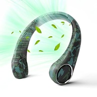 Ventilador Pessoal Sem Pás PenKou - Resfriamento Omnidirecional 360°, 60 Pás de Turbina Dupla, 4000mAh - imagem 2