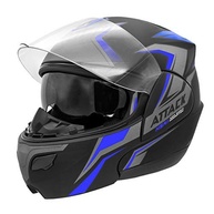 Capacete Escamoteável Pro Tork Attack HSA Azul - Segurança e Estilo para Sua Pilotagem (Tam. 60) - imagem 2