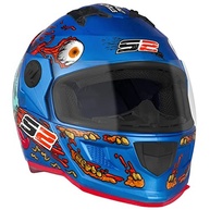 Capacete Moto Pro Tork Stealth Zombie Tam 60 Azul: Segurança e Estilo para suas Aventuras - imagem 5