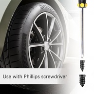 Kit Reparo Pneu Carleef 60 Peças: Borracha + Aço para Conserto Rápido e Durável - imagem 4