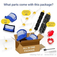 Kit de Acessórios para iRobot Roomba 600 Series - Peças de Reposição com Escova, Filtros e Ferramentas - imagem 5