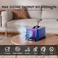 Airthereal DA25: Gerador de Ozônio Potente 60.000mg/h para Eliminar Odores e Purificar Ambientes - imagem 4
