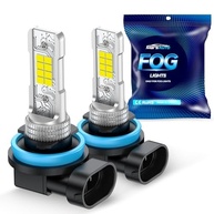 Marsauto Lâmpada LED Neblina H11/H8 H16 10000lm 6000K Branca Super Brilhante - Kit com 2 - imagem 2