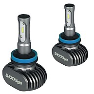 Ultra LED Shock Light: Iluminação H8 6000k - imagem 2