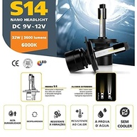 Par de Lâmpadas LED H7 Shocklight S14 Nano 3600LM 6000K: Iluminação Potente e Duradoura para Seu Veículo - imagem 4