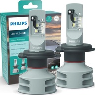 Kit 2 Lâmpadas LED Philips Ultinon PRO5100 H4: Iluminação Superior +160% e 6000K - imagem 1
