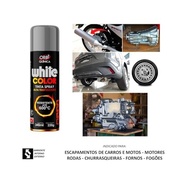 Kit 6 Tintas Spray Alta Temperatura Prata - Resistência até 600°C para Motores, Escapamentos, Fornos e Churrasqueiras - imagem 4