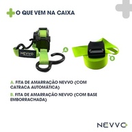 Kit Cinta Catraca Retrátil 3,6m 680kg + Fita Rack Amarração 3m 600kg NEVVO - imagem 3