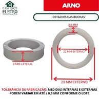 Kit Rolamento 608 + Bucha para Ventilador Arno - Reparo Fácil e Durabilidade - imagem 3