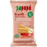 Papapá, Biscoito infantil, Biscotti, Sabor Maçã & Canela, 60g, Rosa - imagem 2