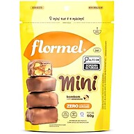 Mini Bombom Flormel Zero Açúcar: Doce com Amendoim 60g - imagem 2